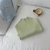 [Padre-Hijo] Suéter Base para Niñas, Nuevo Estilo Otoño e Invierno, Suéter de Punto de Cuello Alto Parcial para Niños, Ropa Interior de Color Sólido para Niños Pequeños