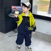 Conjunto de Ropa de Otoño para Niños Chaqueta Exterior Infantil Conjunto de Dos Piezas Nuevo Estilo 2025 Ropa Deportiva de Otoño para Bebé Niño
