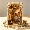 Suporte de Livro de Madeira Criativo Novo Casa DIY Cena em Miniatura Ornamento Decoração de Mesa Presente Criativo