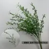 Arte Floral para Casamento Folhagens Folhas Cauda de Fênix Eucalipto Planta do Dinheiro Arranjo Materiais Florais Verdes Adereços de Casamento de Plástico