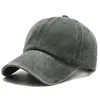 Gorras de Mezclilla Lavada Personalizadas Transfronterizas para Primavera y Otoño, Gorras de Béisbol Desgastadas para Hombres y Mujeres, Gorras de Visera de Verano, Sombreros Ligeros de Placa para Cuatro Estaciones
