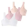 Ropa Interior Sin Costuras de Seda de Hielo para Mujer, Talla Grande, Sin Aros, Chaleco Deportivo para Mujer, Transpirable, Hermoso Espalda, Sujetador Fino Cómodo