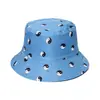 Sombrero de pescador de moda para hombre europeo y americano, sombrero de cuenca para primavera y verano, sombrero para el sol para exteriores en la calle, sombrero de pescador de doble cara con estampado de Tai Chi y chismes, hip hop
