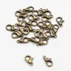 DIY en stock multicolor multispecification aleación galvanizada cierre de langosta accesorios de joyería con cuentas metálicas cierre de langosta de conexión