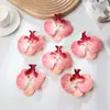 Cabeça de Flor de Orquídea Borboleta de Filme Simulada 9cm, Acessórios de Flores Simuladas, Presilha de Cabelo, Acessórios para Vestido de Noiva Feitos à Mão DIY