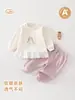 Sudadera linda para niñas, nuevo estilo primavera y otoño, top para bebé niña, cuello redondo, ropa infantil casual, Ropa infantil Anyang