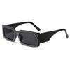 Moda 2024 Lujo Ligero Diamantes Incrustados Perla Cuadrada Vacaciones Protección UV Moderno Gafas de Sol Personalizadas Hip-hop para Hombres y Mujeres