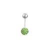 Pendientes de Bola Shambala Completamente Diamantados Populares Europeos y Americanos de 4 mm Tachuelas de Arcilla Suave Incrustadas de Diamantes Joyería para Piercing de Cartílago Auricular En Stock