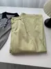 Pantalones Cropped Adelgazantes de Algodón Tencel para Mujer, Cintura Alta Semi-Elástica, Cubren la Cadera, Nuevo Estilo Verano 2026, Pantalones Casuales Sueltos y Frescos, Estilo Coreano