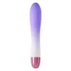 Vibrador Silencioso y Discreto para Mujeres Diseño Rosa/Morado Degradado | Silicona Suave de Grado Médico | Recargable por USB | Esencial para el Amor Propio
