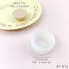 Molde de silicone para casquinha de sorvete decoração de bolo de açúcar ferramentas de panificação de chocolate molde de amassamento de argila para sabão artesanal
