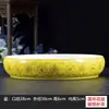 Maceta hidropónica de cobre extra grande para flores, cuenco con hoja de loto, flor de loto, maceta especial, hada del agua, cerámica, diámetro grande, bambú rico, cuenco redondo