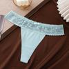 Ropa Interior Sexy de Comercio Exterior para Mujer, Tanga Sexy de Encaje en el Borde de Cintura Baja para Mujer, Ropa Interior para Mujer Súper Sexy y Tentación Desnuda