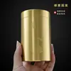 Tetera tetera de cobre tetera portátil juego de té de viaje latón tamaño pequeño exquisita portátil frasco sellado oficina tetera de alta gama