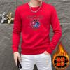Perforación Caliente Ropa Juvenil para Hombre Cómoda Cálida Marca de Moda Europea Ropa de Manga Larga para Hombre Moda Artesanía 3D Lujo Ligero