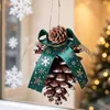 Piñas de Navidad en stock en color natural, Fruto de pino para árbol de Navidad, Colgantes de frutas secas para decoración navideña, Adornos de material para manualidades
