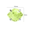 Binkes Serie Fresca de Verano Amarilla Zirconia Brillante Aleación de Titanio Joyería Cabeza de Repuesto para Aretes de Lóbulo, Piercings de Labio y Piercings de Nariz