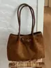 Bolso de gamuza para mujer 2026 nuevo de moda otoño popular bolsa de mano gran capacidad bolso de hombro bolso de mano vintage para el día a día
