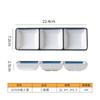 Plato de Melamina A5 Plato Imitación Porcelana Azul Marino y Blanco Resistente a Roturas Tazón para Fideos Taza Cuchara Vajilla de Mesa Vajilla Comercial Al por Mayor Forma Redonda