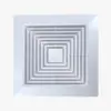 Cubierta para Extractor de Baño con Resorte Piezas de Repuesto Adecuado para Extractores Cuadrados de Techo Montados en Pared