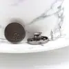 Fabricante 17MM aleación cabeza oscilante correa de botón de mezclilla hebilla de pantalón de mezclilla hebilla redonda hebilla metálica en forma de I