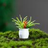Nueva planta en maceta de simulación de 3-5 cm, venta al por mayor, mini modelo de planta terminado, arte redondo, microadornos para paisajismo.