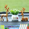 Que Tengas un Viaje Seguro Tablero del Coche Adornos para el Interior del Coche Artesanías de Resina Decoración Creativa para el Hogar y el Escritorio Suministros
