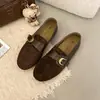 Zapatos Planos Versátiles Estilo Coreano 2026 Zapatos de Plataforma Retro Zapatos Casuales de Otoño Zapatos Individuales Zapatos para Conducir Zapatos de Mujer Hebilla Nuevo Estilo