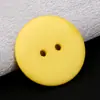 Hebilla de Pan de Dos Ojos Colorida al por Mayor Hebilla Redonda de Resina Cosida a Mano Botón de Abrigo Chaqueta Botón de Traje Pantalones Botón de Camisa