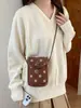 Bolsa de Celular Color Block com Bolinhas da Moda 2026 Novo Estilo Coreano Bolsa de Ombro da Moda para Trabalho Deslocamento Bolsa Transversal Casual