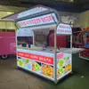 Triciclo Elétrico de Parada Rápida Carrinho de Lanches Multifuncional Comida Feira Noturna Carrinho de Mão Móvel Carrinho de Café da Manhã Metal