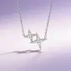 Colar Duplo de Estrela de Quatro Pontas para Mulheres, Simples, Versátil, Design de Nicho, Elegante, Luxo Leve, Corrente de Clavícula Estrela, Presente de Dia dos Namorados para Namorada