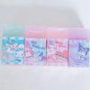 Borracha Push-Pull Sanrio Kurome Borracha Cor Gelatina Aparência Sofisticada Estudante Apagar Erros Borracha com Menos Farelos