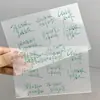 [Selección Premium de Tangyuan] Pegatinas de Transferencia de Letras Edición Limitada Verde Wang Yuan, Relieve 3D, Exquisito Fan Art