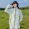Nueva ropa de protección solar de verano para exteriores para hombre, transpirable y ligera, ropa de protección solar con capucha para pareja para mujer, protección UV UPF50+