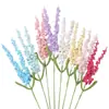 Ramo de Regalo Hecho a Mano Tejido de Lana Teñido de Lavanda Tejido a Mano Lavanda de Ganchillo Simulada Pequeño Regalo para Novia