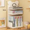 Classificação de Disciplina Rack de Armazenamento Suporte de Mesa para Livros Estante de Livros para Estudantes para Mesa Rack de Livros em Camadas Escritório Vertical