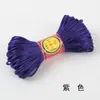Loja de joias de corda trançada diy feitas à mão Linha 5 pulseira trançada de Jade vermelho feita à mão cordão de pulso material diy