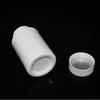 Botellas de Boca Ancha de Plástico PEAD Populares al Por Mayor 180ml Blanco Lechoso Botellas Rectas con Forma de Bambú Botellas para Medicamentos