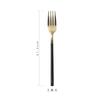 Cubiertos de Lujo Pequeños de Estilo Europeo, Dorados Portugueses, Cuchillo, Tenedor y Cuchara para el Hogar, Acero Inoxidable, Juego de Vajilla Occidental para Bistec