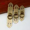 Móveis Clássicos Chineses Ming Qing Imitação Antiga Puxador Gabinete Estante Porta de Armário Puxador de Janela Retro Puxador Totalmente de Cobre