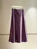 2026 Primavera Temprana Nuevo Estilo Nuevo Estilo Chino Ropa para Mujer Falda de Cola de Pez de Acetato Elegante y Cómoda Falda Larga de Cintura Alta