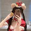 Diadema Navideña 2024 para el Pelo Ir a Disneyland Accesorios para la Cabeza Juguete Oso Duffy Accesorios para el Cabello de Mujer Lavarse la Cara Linda Diadema del Paraíso