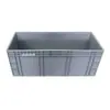 Caja de Logística 1.2m Extra Grande Engrosada Sin Perforaciones Almacenamiento Caja de Rotación Rectangular Estrecha Acuicultura Marco de Plástico Eu