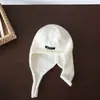 Gorro de Punto Estilo Coreano para Niños Delgado Cálido Lana Protección para Orejas de Bebé Otoño Invierno Elegante Cubre Cabeza para Bebés y Niños Pequeños Moda