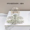 Corea del Sur Dongdaemun Flor de Cristal Transparente Pinza Grande Moda Pinza de Tiburón Accesorios para el Cabello de la Parte Posterior de la Cabeza Pasador para el Cabello de Mujer Verano