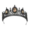 Comercio Exterior Exportación Más Vendido Set de Pendientes Corona de Novia Tiara Diadema Azul Princesa Elsa para Mujer Elegante