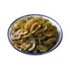 Picles de pimenta cozidos no estilo de Hong Kong, picles de pimenta prontos para comer, pimenta embebida em óleo, picles apetitosos, acompanhamento, pimenta com molho de soja