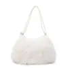 Bolso peludo para mujer, nuevo y moderno 2026 otoño/invierno nicho lujo alta gama bolso de hombro, bolso de gran capacidad para el día a día