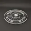 Base Giratória Transparente de 8 polegadas Suporte de Exibição de Produto Acrílico Base Giratória de 360 Graus Alta Precisão Alta Transparência Plástico PS Base Giratória